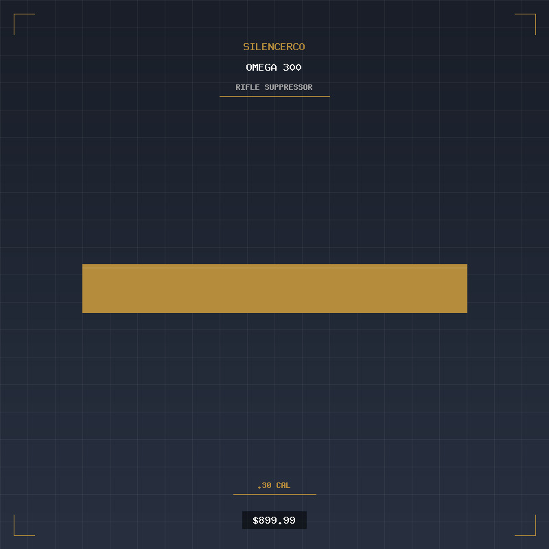 SilencerCo Omega 300 Suppressor - Buy Online
