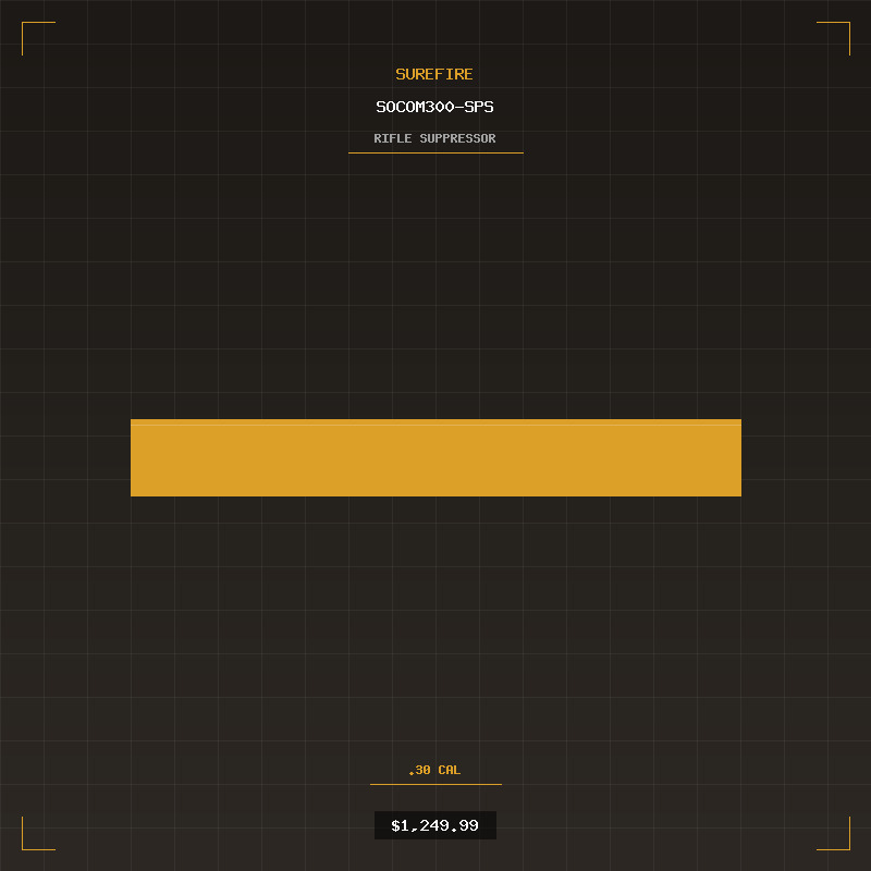 Surefire SOCOM300-SPS Suppressor - Buy Online